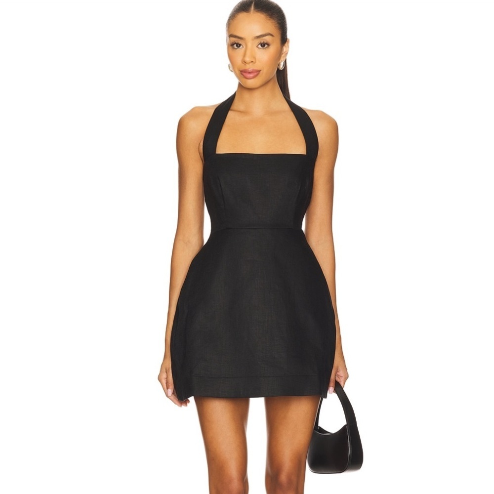 Lovers + Friends Dalia Mini Dress in Black